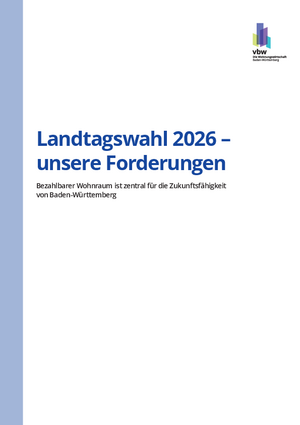 Positionspapier zur Landtagswahl 2026